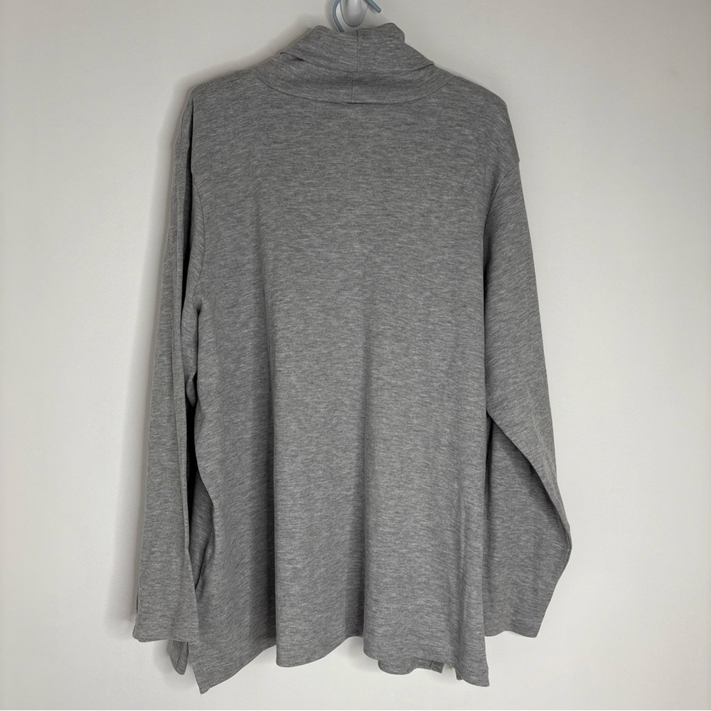 CGCG Supersoft Turtleneck Women’s Plus Size 2X NWT Gray Grey Tagless - Picture 2 of 6